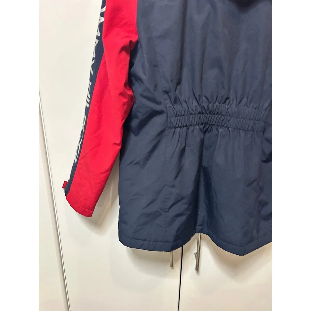 Tommy Hilfiger Mens 3-in-1‎ All Weather System Jacket Red Navy Blue Hooded Small